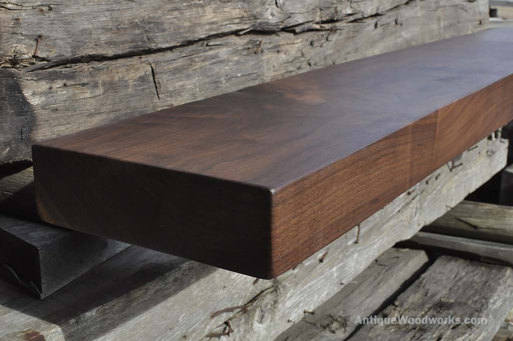 Walnut Fireplace Mantel Ideas 3x10 Black Walnut Fireplace Mantel Shelf Gingerbread Antique